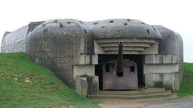 Uno de los búnkeres situados en la costa norte de Francia