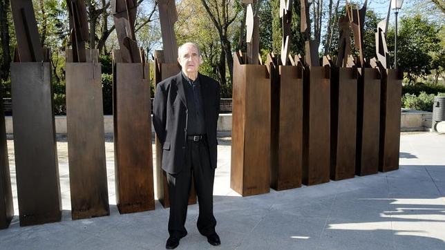 Paco Rojas, con su obra «El Apostolado», en homenaje al Greco