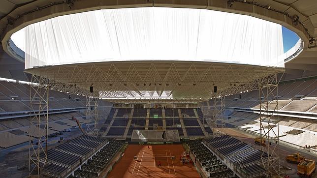 Cubierta de la Copa Davis de 2011 en el Estadio Olímpico