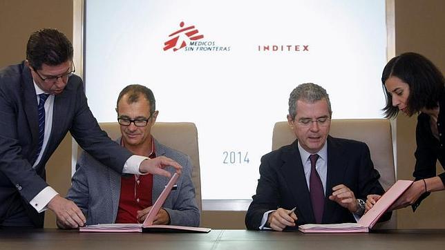 Inditex dona un millón de euros a Médicos Sin Fronteras para luchar contra el ébola