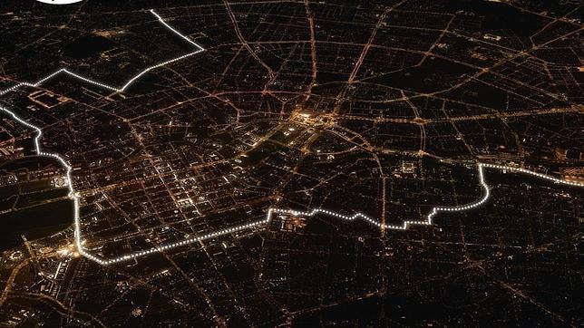 Así iluminarán 8.000 globos el trazado del muro de Berlín