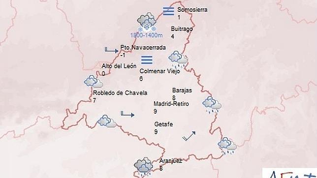 Llegan las primeras heladas en Madrid tras el «veroño» de octubre