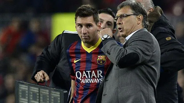 Martino y Messi, la temporada pasada en el Barcelona