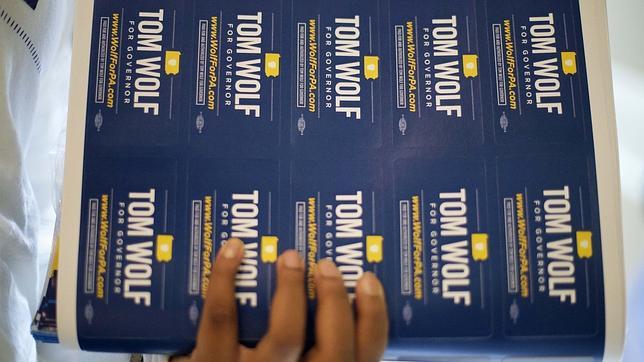 Pegatinas de apoyo a Tom Wolf