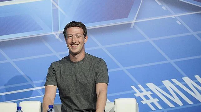 Zuckerberg durante el Mobile World Congress de Barcelona en febrero de 2014