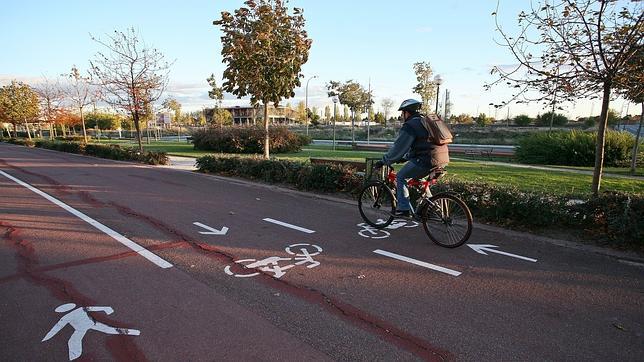 Parte del Anillo Verde Ciclista, en Madrid
