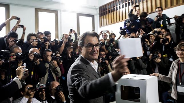 El presidente de la Generalitat, Artur Más