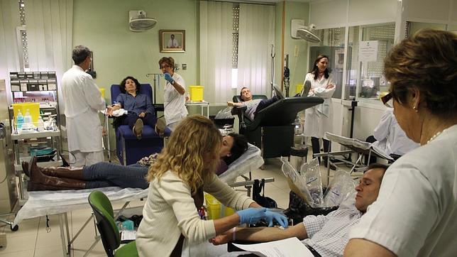 I Maratón de Donación de Sangre en el hospital Virgen de la Salud