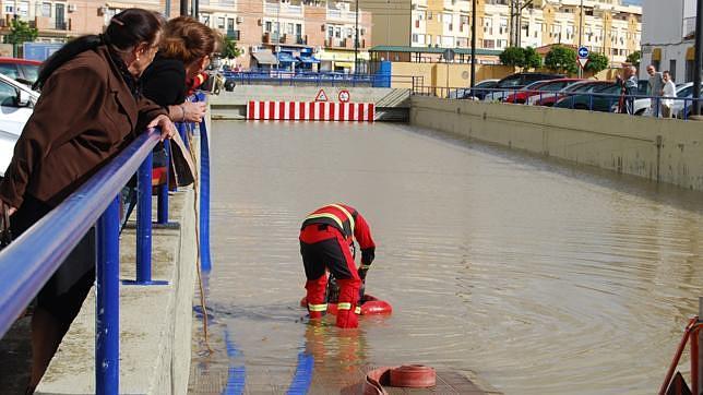 El agua llegó a alcanzar hasta seis metros de altura en los túneles