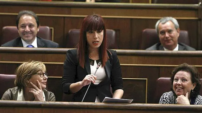 La candidata del PSC-PSOE a la presidencia del Gobierno de Canarias, Patricia Hernández, en el Congreso