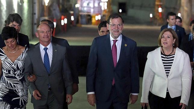 El presidente del Gobierno, Mariano Rajoy, durante su viaje a a Australia para asistir a la reunión del G-20