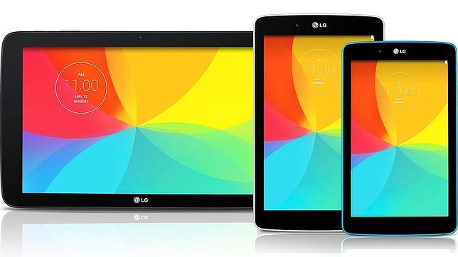 LG presenta su familia de tabletas G Pad