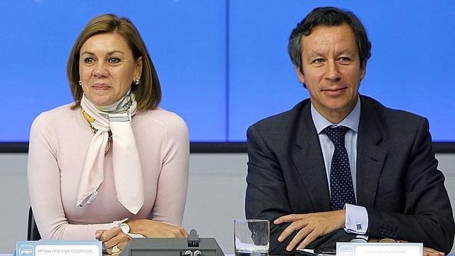 Cospedal, sobre el 9-N: «Que la Generalitat hable de presión es una broma de mal gusto»