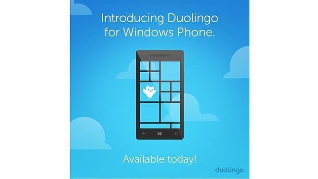 Duolingo desembarca en Windows Phone