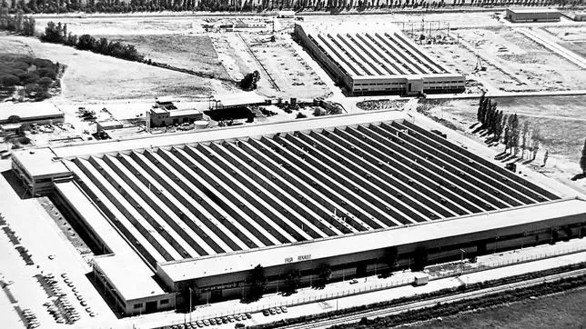 La fábrica de Fasa Renault en Valladolid se quemó en 1974