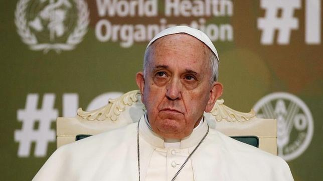 El Papa Francisco durante su intervención la semana pasada en la Segunda Conferencia sobre Nutrición convocada por la OMS y la FAO