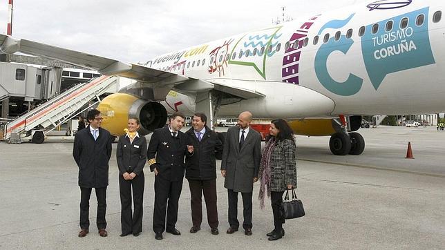 La Coruña ya tiene «su» avión de Vueling