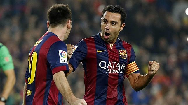 Xavi, tan grande como Giggs