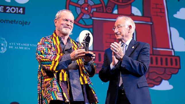 Terry Gilliam recibe el premio «Almería, Tierra de Cine» del Festival de Cortos