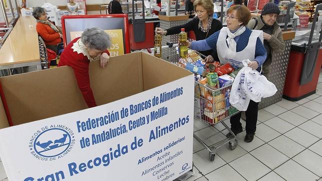 Los madrileños han batido récord al donar en tres días 2.500 toneladas de alimentos