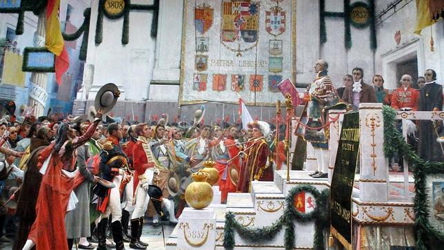 La promulgación de la Constitución de 1812, obra de Salvador Viniegra