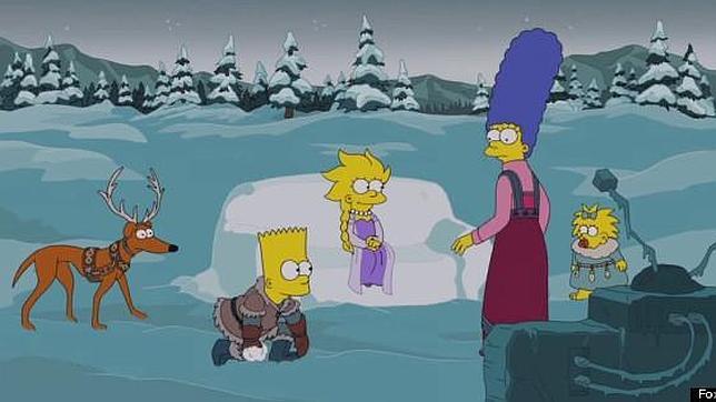 «Frozen» se cuela en el especial Navidad de «Los Simpson»