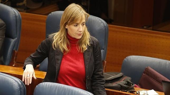 Tania Sánchez en la Asamblea de Madrid