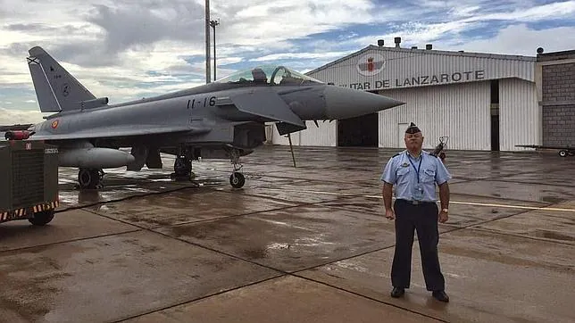 El aeródromo militar de Lanzarote, base del despliegue del ejercicio «Silver Week 14» del Macom