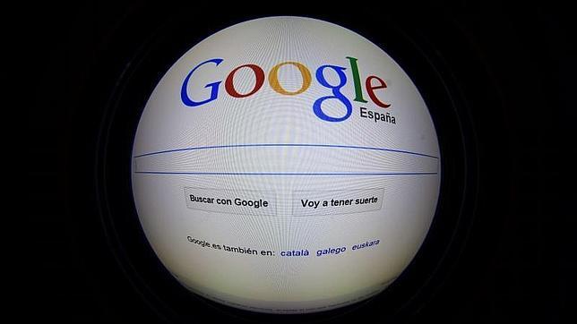 Imagen de Google España en la home page en Madrid