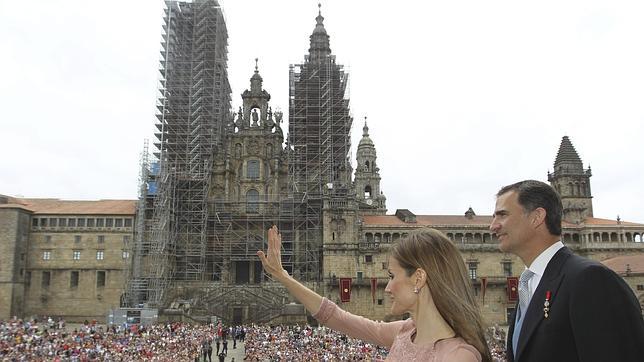 Los Reyes, el pasado 25 de julio en Santiago