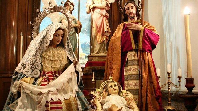 Belén de la iglesia de Jesús de Medinaceli en Madrid