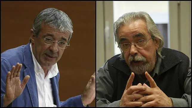 Gregorio Gordo y Ángel Pérez, portavoces de IU en la Asamblea y el Ayuntamiento de Madrid