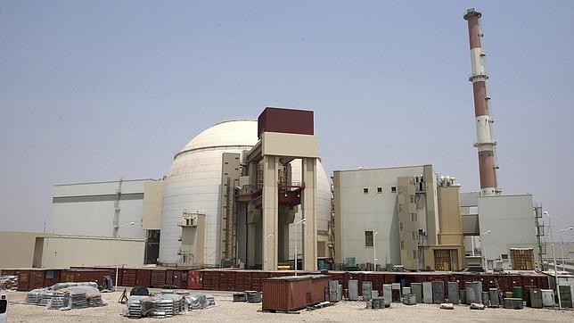Planta nuclear iraní de Bushehr, ubicada al sur de Irán.
