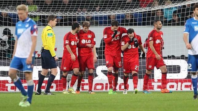 Kiessling da el triunfo al Leverkusen