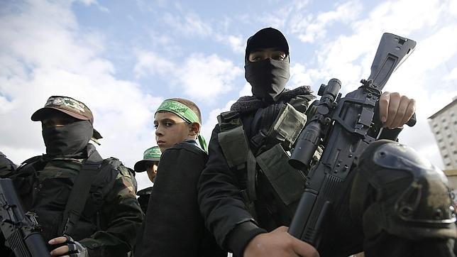 Miembros palestinos de Hamas en una imagen de archivo