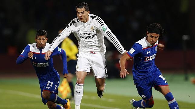 Cristiano Ronaldo, durante el partido contra el Cruz Azul