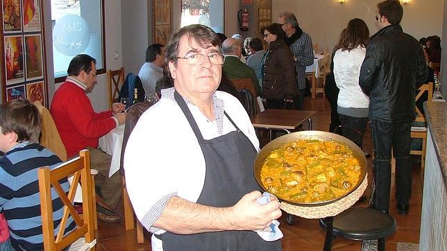 Una magnífica paella, en Casa Pepe Sanchís