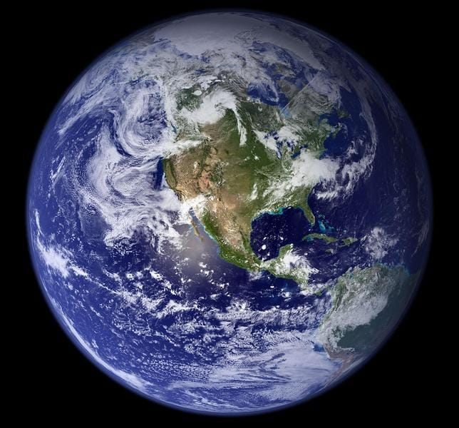 La Tierra, una «canica azul»