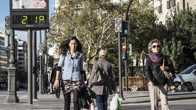 Los expertos alertan de la «anomalía» de los 22 grados en Valencia en diciembre