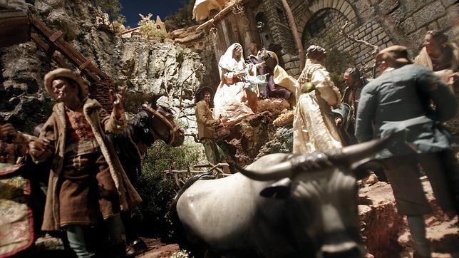 Una de las escenas del Belén napolitano