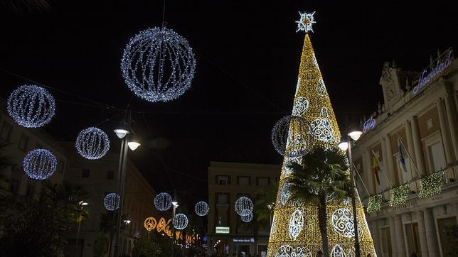 Alumbrado navideño frente al Ayuntamiento