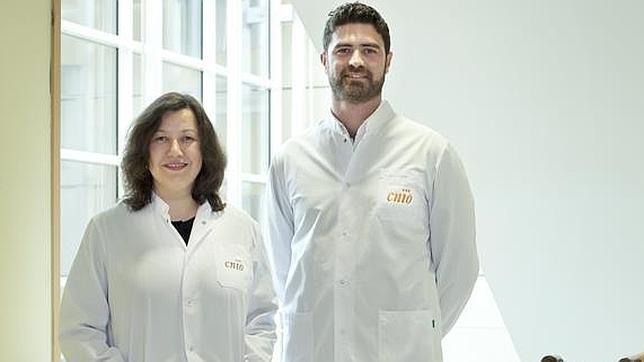 Los investigadores del CNIO, Mirna Pérez-Moreno y Donatello Castellana