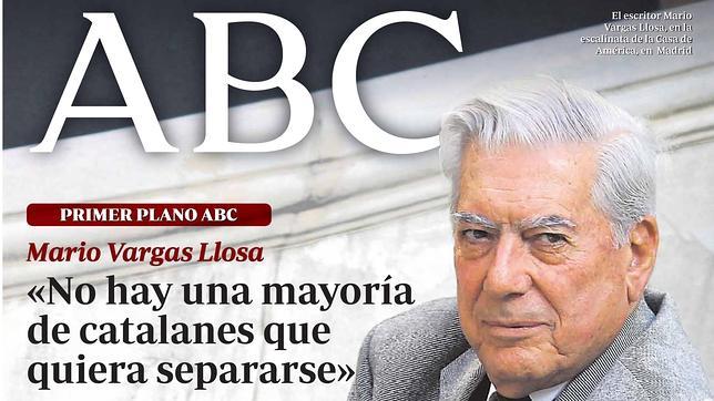 Vargas Llosa:«Es muy difícil para el ser humano reconocer que es responsable de su suerte»