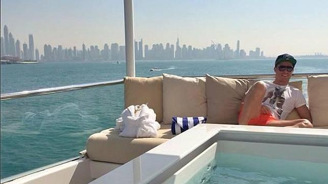 Cristiano Ronaldo pone fin a sus vacaciones de Navidad en Dubai