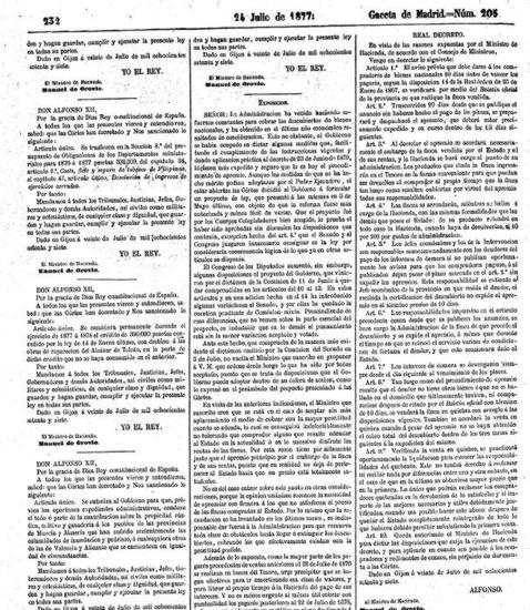 Página en la que se exime de impuestos al hospital por su rifa