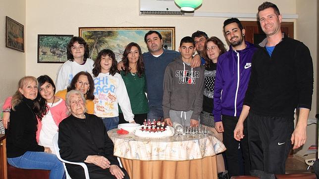 Teófila Gutiérrez, la abuela de Consuegra cumple 107 años