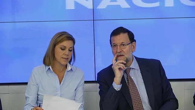 María Dolores de Cospedal y Mariano Rajoy