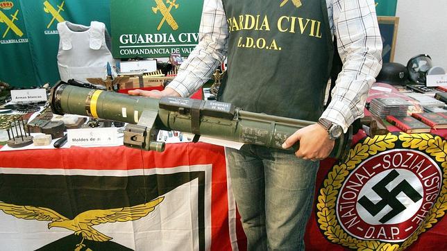 La Guardia Civil llegó a intervenir un lanzagranadas en la «operación Panzer», desarrollada en Valencia en 2005