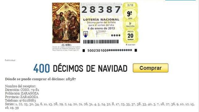 Localiza el décimo de Lotería de El Niño con el número de tus sueños en ABC.es