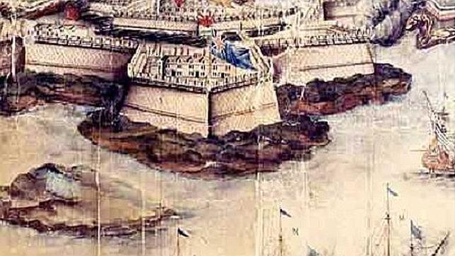 Ataque de la flota francesa al fuerte de San Felipe